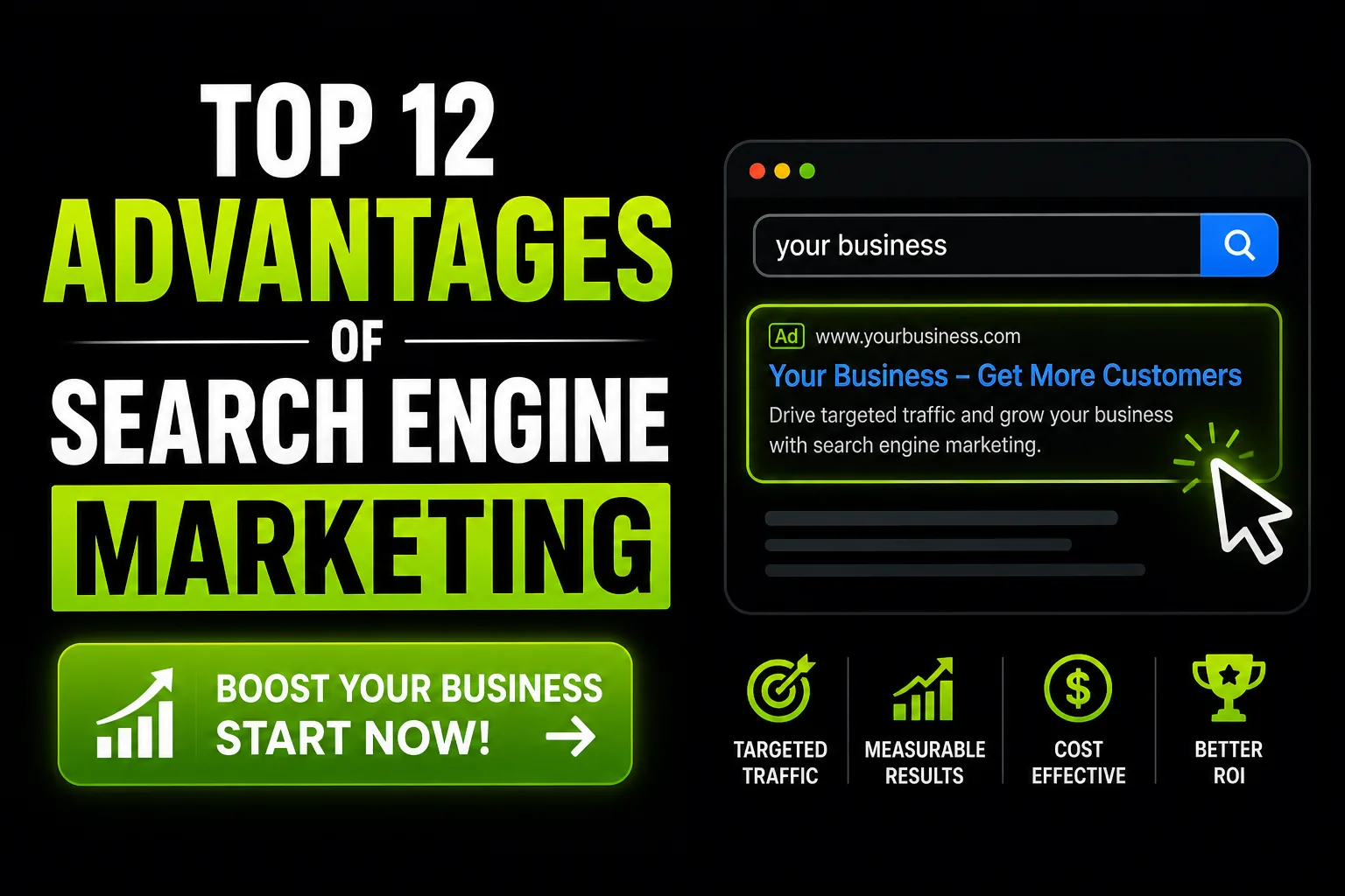 Top 12 Advantages of Search Engine Marketing