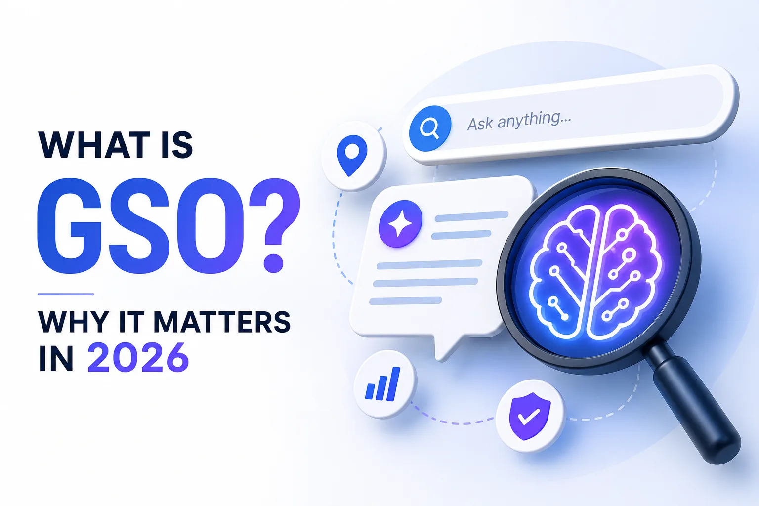 What Is Generative Search Optimisation (GSO) and Why It Matters in 2026 — DigiVeritaz guide to ranking in Google AI Overviews through E-E-A-T, structured data, topical authority, and answer-first content