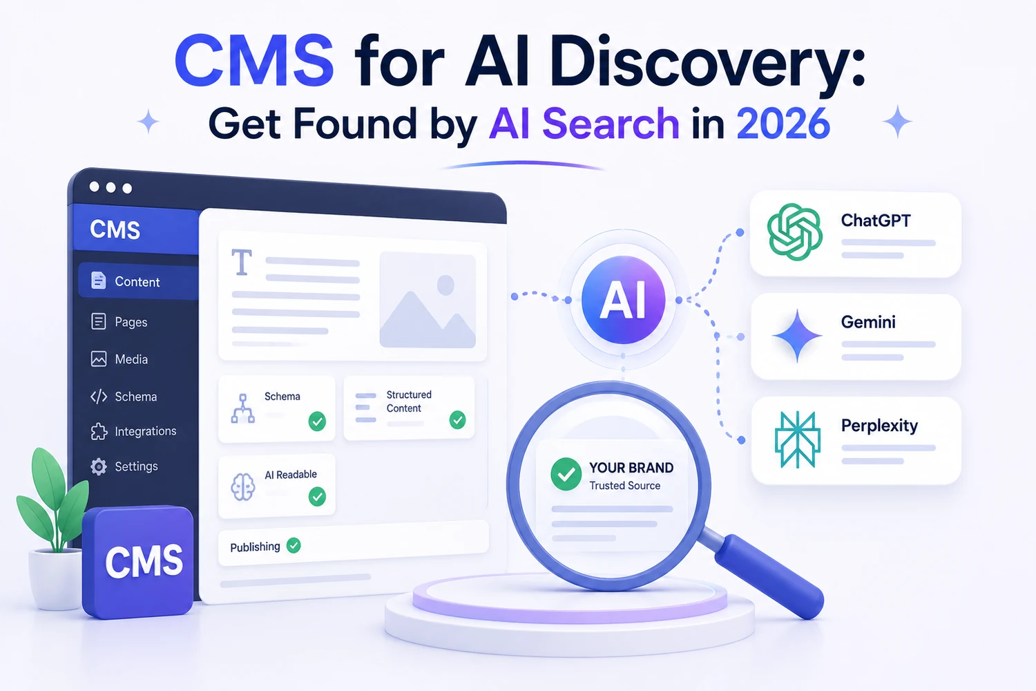CMS for AI discovery — a structured content hub with schema and AI-readable content cited by ChatGPT, Gemini and Perplexity — DigiVeritaz