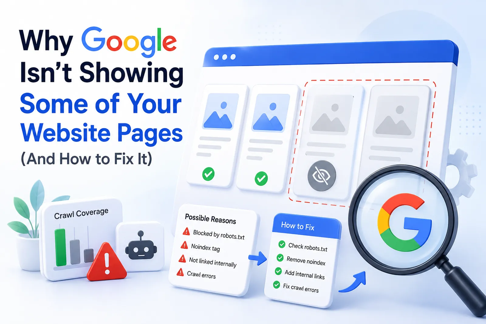 Why Google isn't showing some of your website pages, and how to fix it — DigiVeritaz
