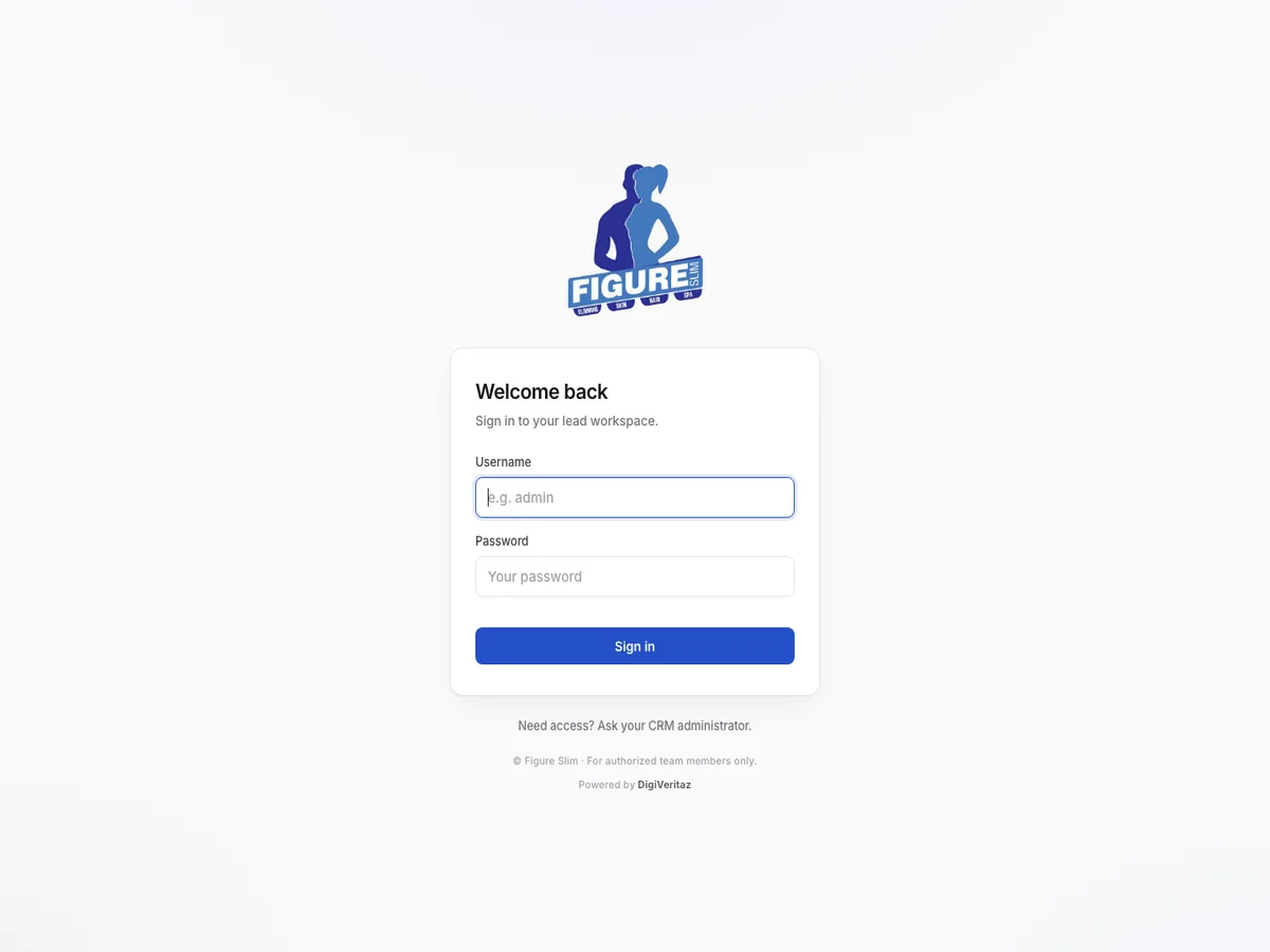 Figure Slim — Lead Management CRM — screenshot